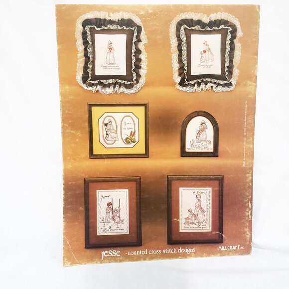Jesse Country Harvest Collection Pattern Cross Stitch Leaflet Millcraft 1982 - Picture 2 of 6